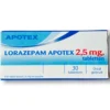 lorazepam 2.5mg